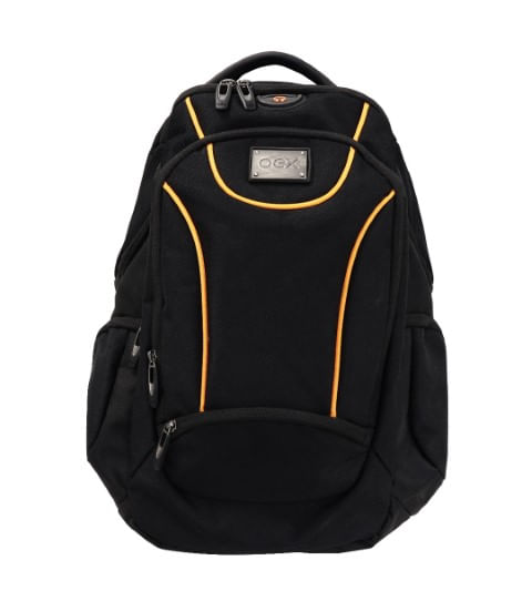 Mochila OEX Backpack Sport BK102 Preto com Laranja Notebook até 15 polegadas