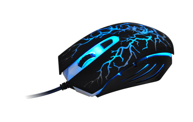Mouse Gamer Action OEX Preto