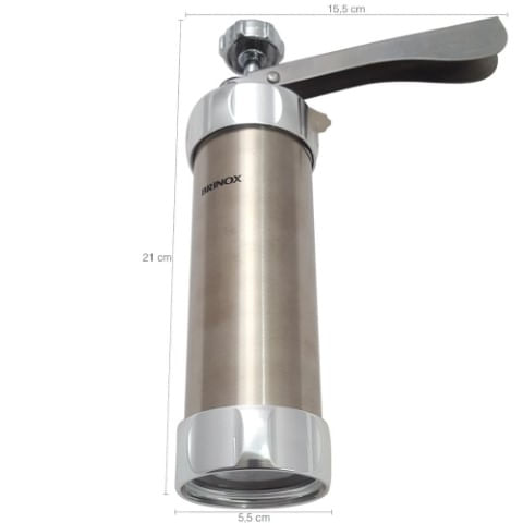 Máquina de Fazer Biscoito Brinox Verona Inox Manual 04 Bicos 20 Moldes - 3