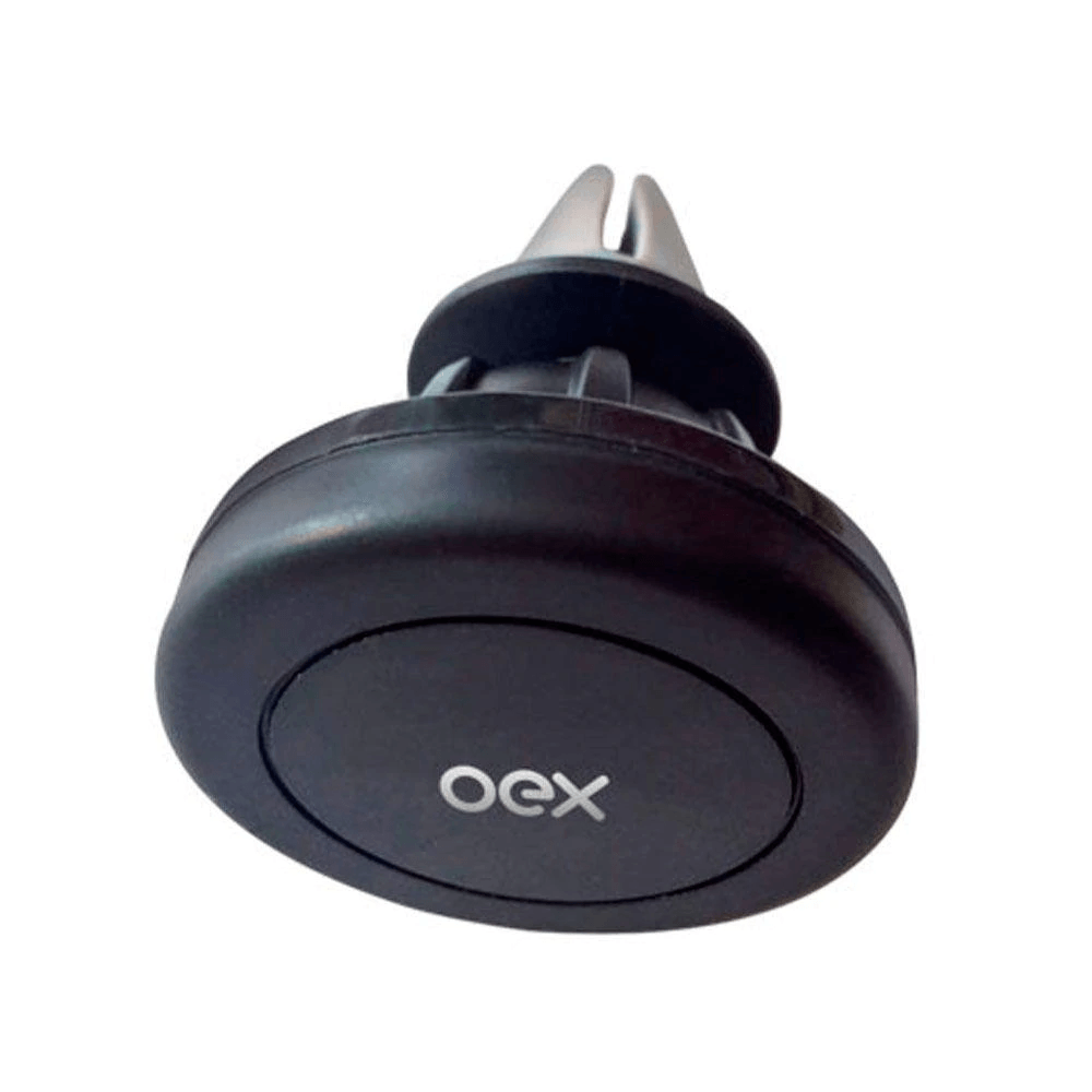 Suporte Veicular para Celular com Imã OEX Magnetic SV101 Preto Encaixe Saída de Ar Celular Universal