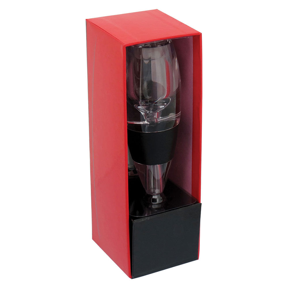 Aerador Vinho Acrílico Transparente Pourer 15X6X6Cm - 1