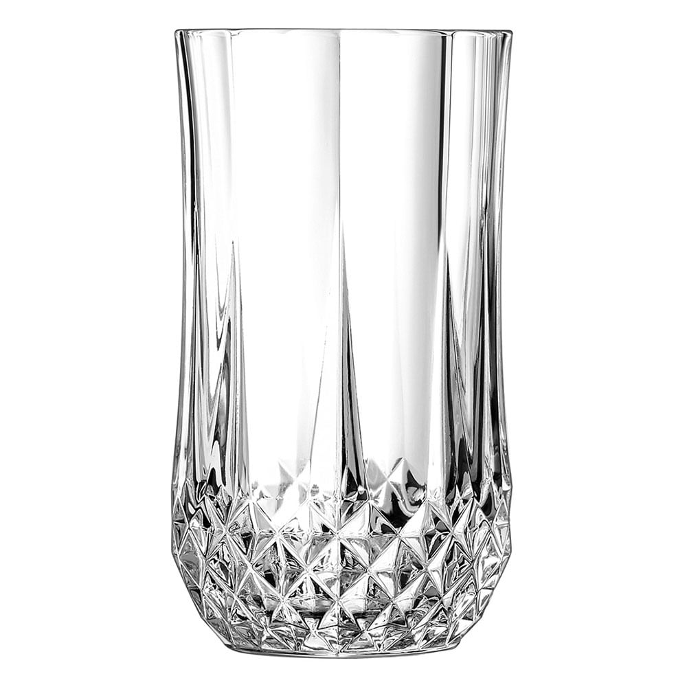 Copo 6 peças Cristal Transparente 360Ml Longchamp Long Drink 14X7X7Cm