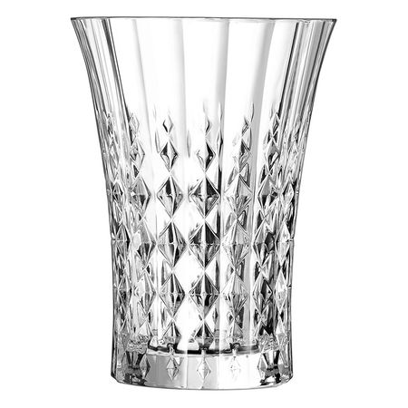 Copo Long Drink Cristal Transparente 360Ml Lady Diamond 13X10X10Cm 6 Peças
