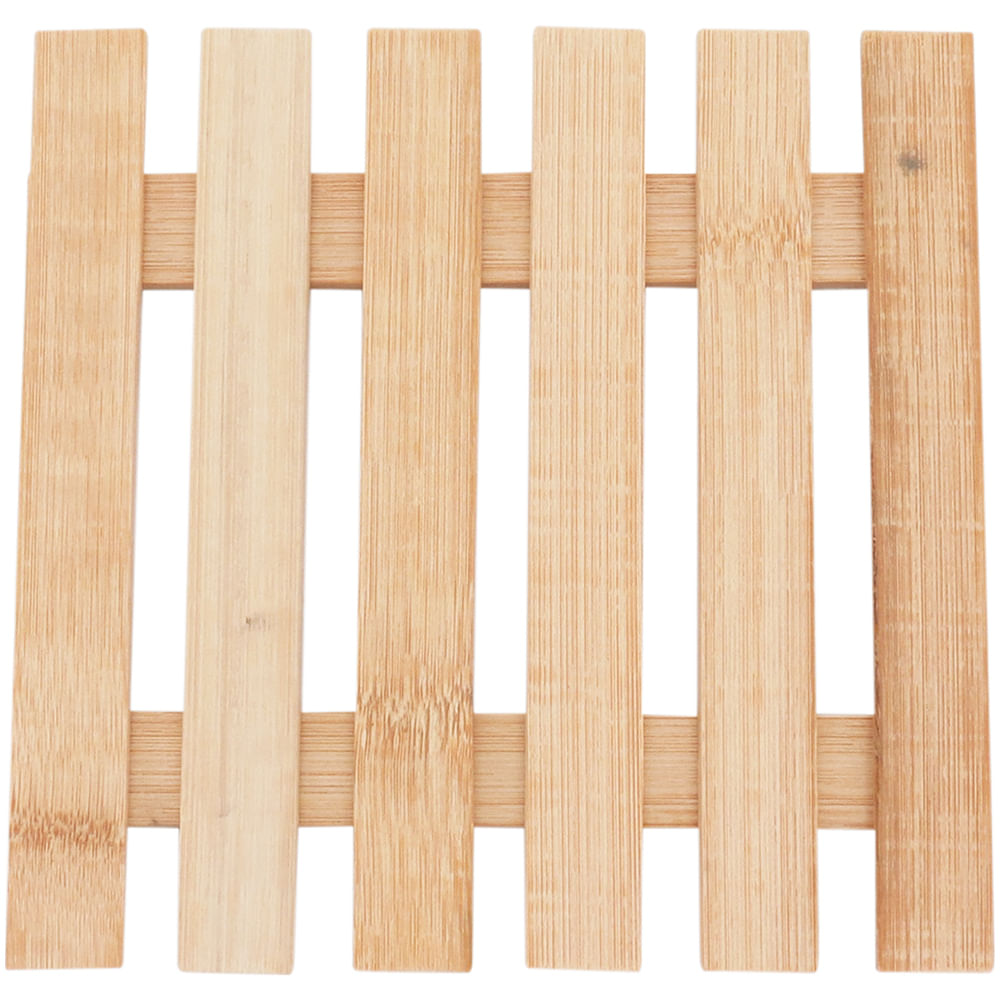 Descanso Panela Bambu Natural Table 1X17X17Cm