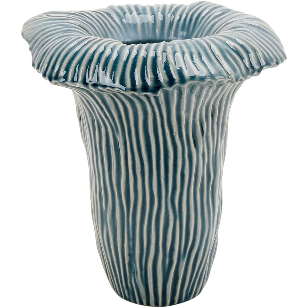 Vaso Cerâmica Azul Home&Co Matira 26X25X25Cm