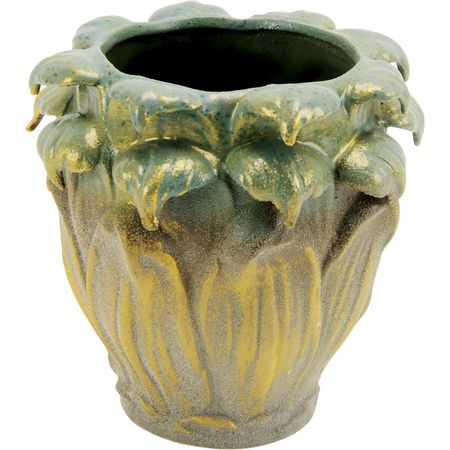 Vaso Cerâmica Verde Home&Co Chryso 17X17X17Cm