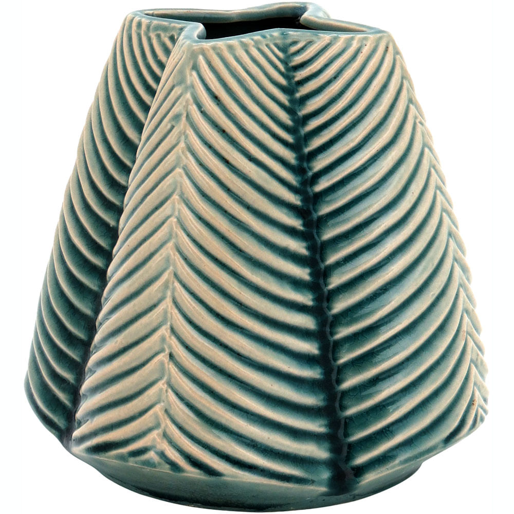 Vaso Cerâmica Verde Home&Co Kiawah 21X22X22Cm