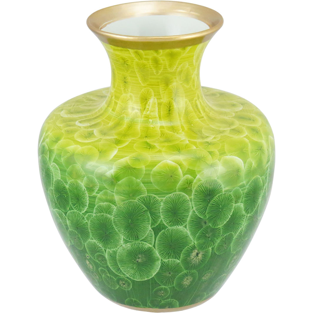 Vaso Cerâmica Verde Midori 24X19X19Cm
