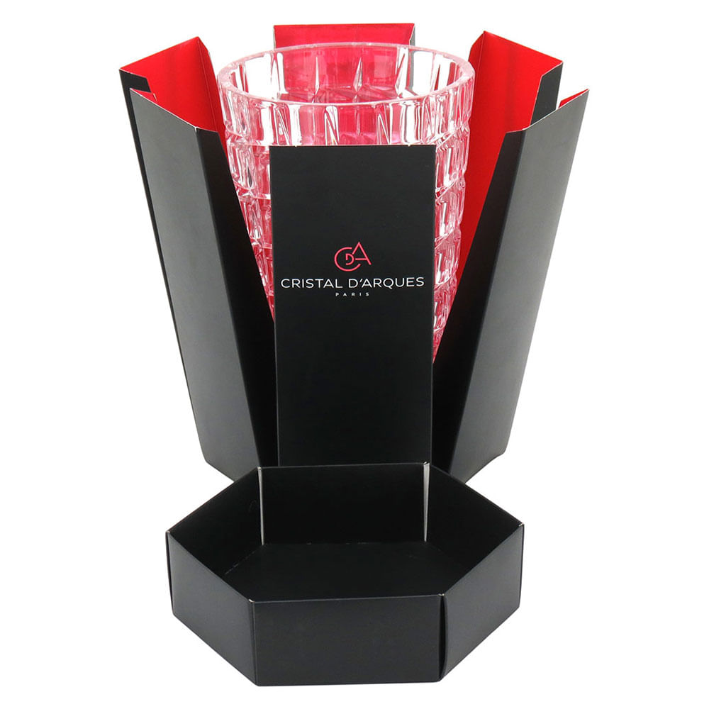 Vaso Cristal Transparente Collectionneur 27X17X17Cm - 2