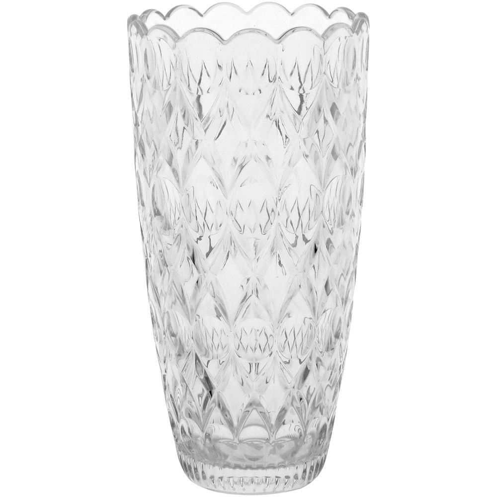 Vaso Ecologico Cristal Transparente Angelica 30X14X14Cm
