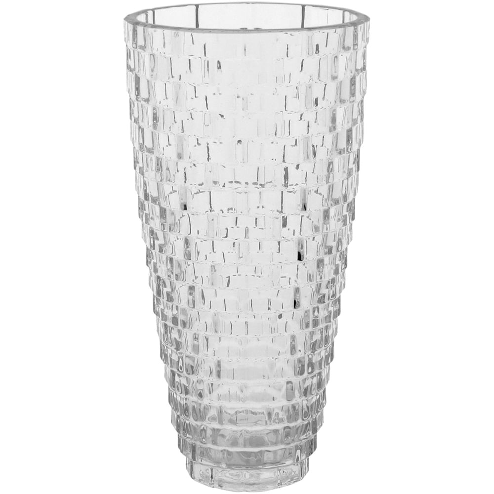 Vaso Ecologico Cristal Transparente Bellave 30X15X15Cm