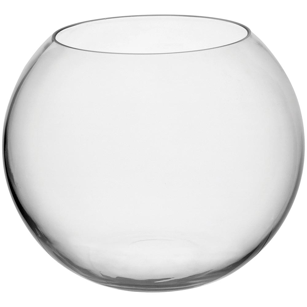 Vaso Vidro Transparente Bubble 18X21X21Cm
