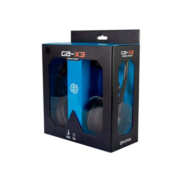 Headset Pro Game Stereo Hoopson GA-x3 Preto e Laranja - 2