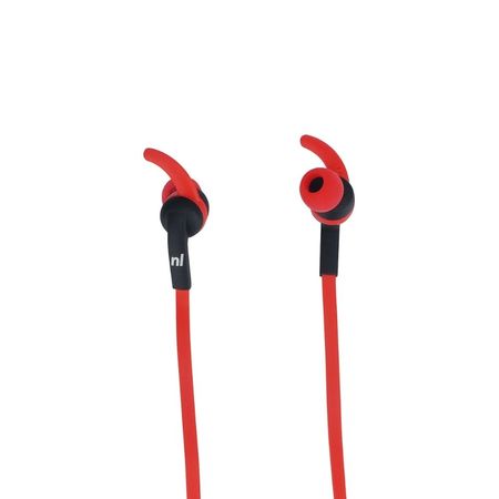Fone De Ouvido Bluetooth Para Esporte Newlink Runner Hs116 Preto/Vermelho
