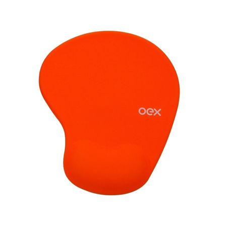 Mousepad Gel Oex Confort Mp200 - Laranja