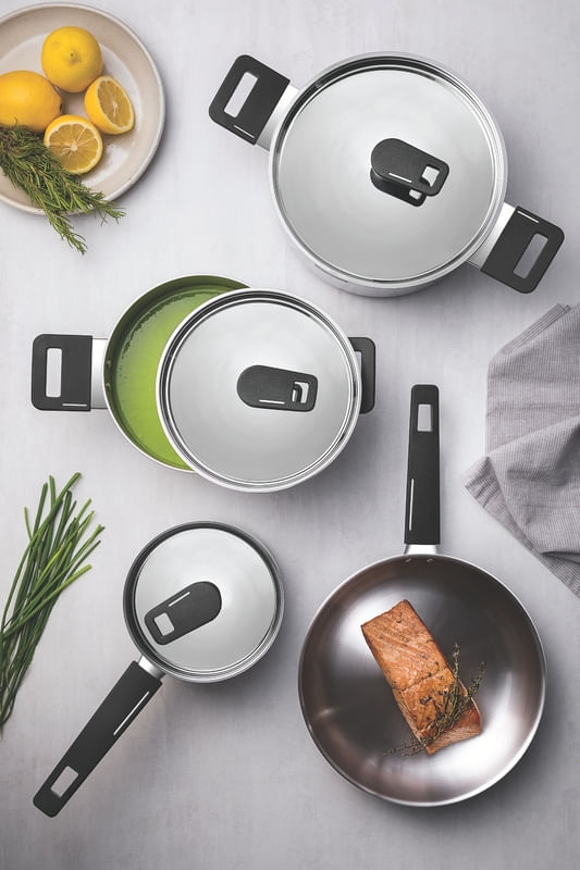 Caçarola Tramontina Grano Funda Inox com Tampa 20cm 3,5L - 1