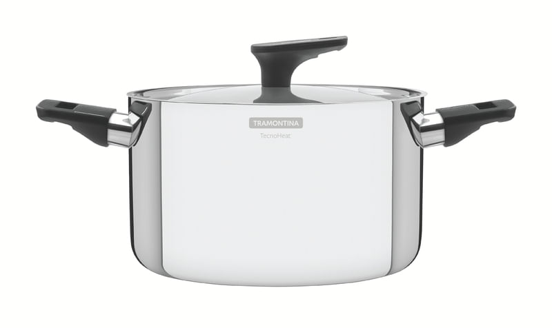 Caçarola Tramontina Grano Funda Inox com Tampa 20cm 3,5L - 2