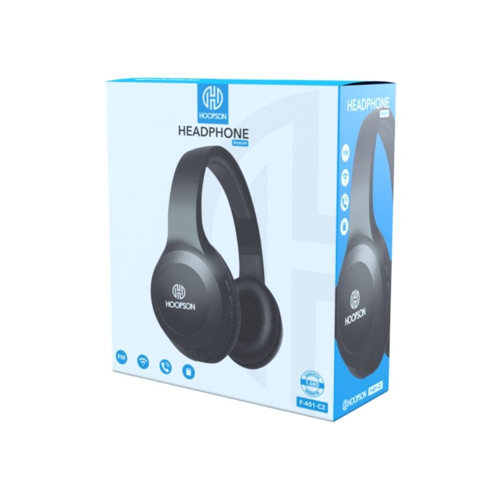 Headphone Hoopson Cinza F-401-CZ - 1