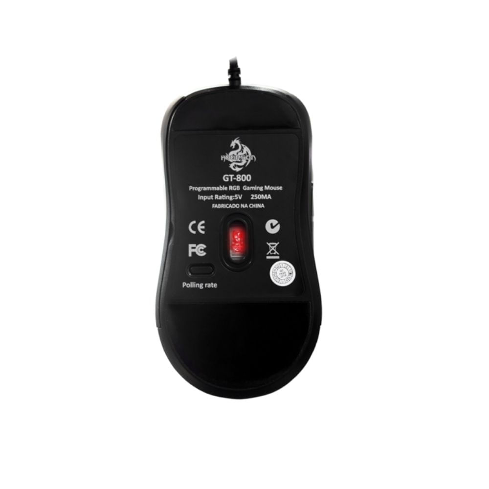 Mouse Gamer c/ Software Hoopson Sensor Pixart 3330 GT-800 - 1