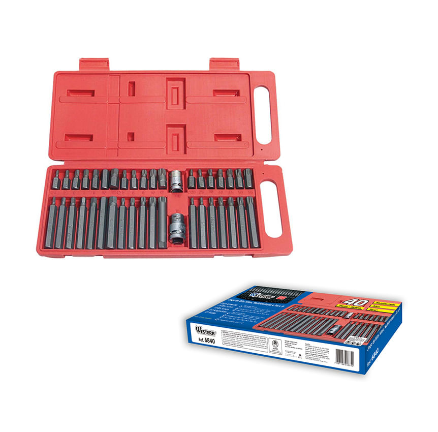 Bits Automotivo Jogo 40 Peças Western - 1