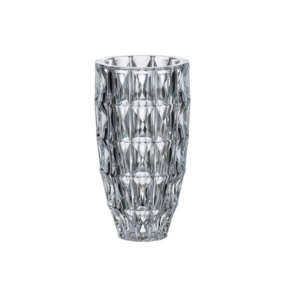 Vaso Decorativo De Cristal Diamond 25,5Cm - Bohemia