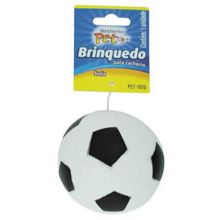 Brinquedo Cao Bola Futebol Western Pet