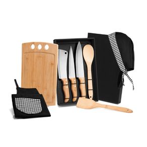 Kit-Para-Cozinha-Em-Bambu-Inox-Com-Avental-E-Touca-Gourmet---8-Pcs-Welf_1