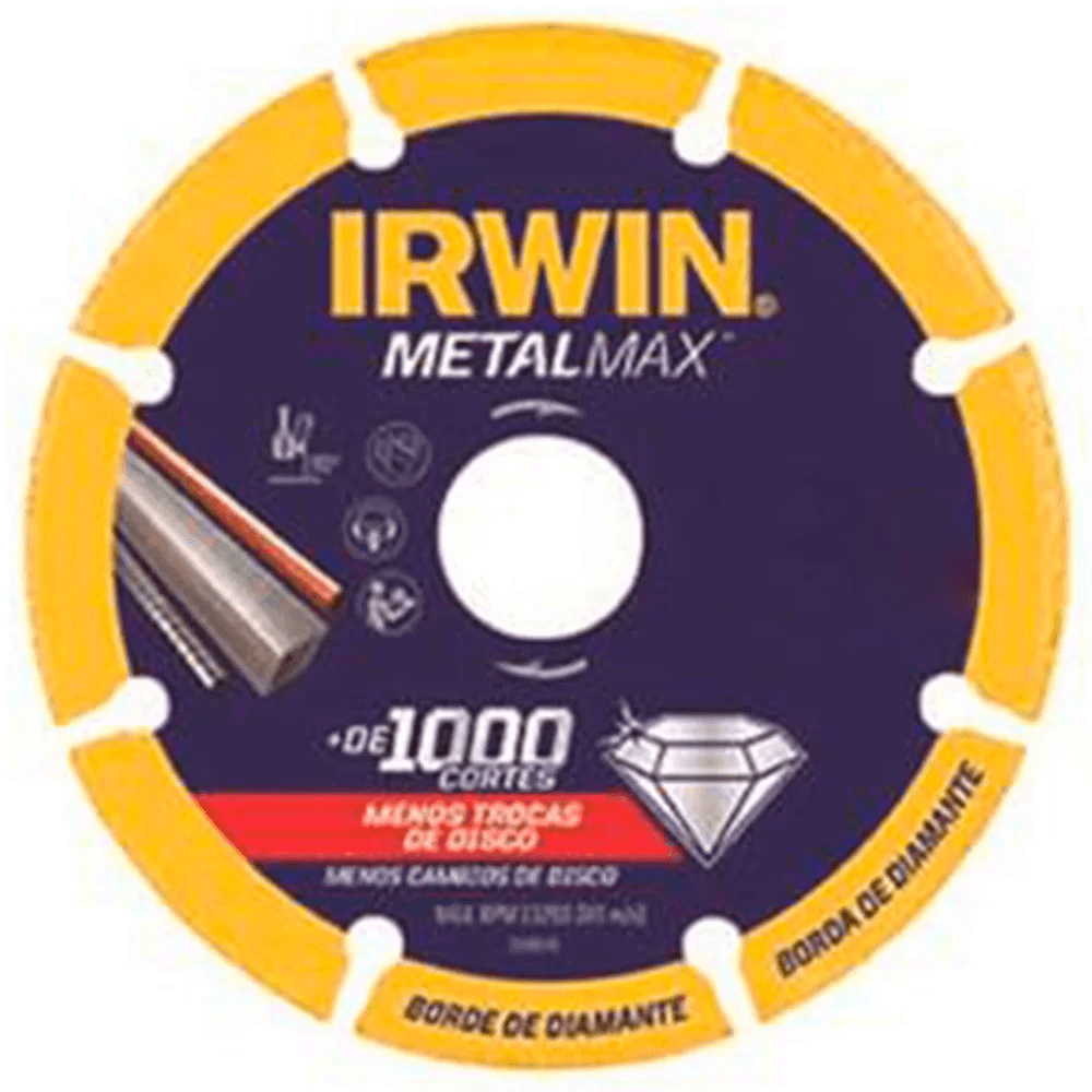 Disco Diamantado Corte Metalmax Ag/Cs 7 X 7/8 Irwin