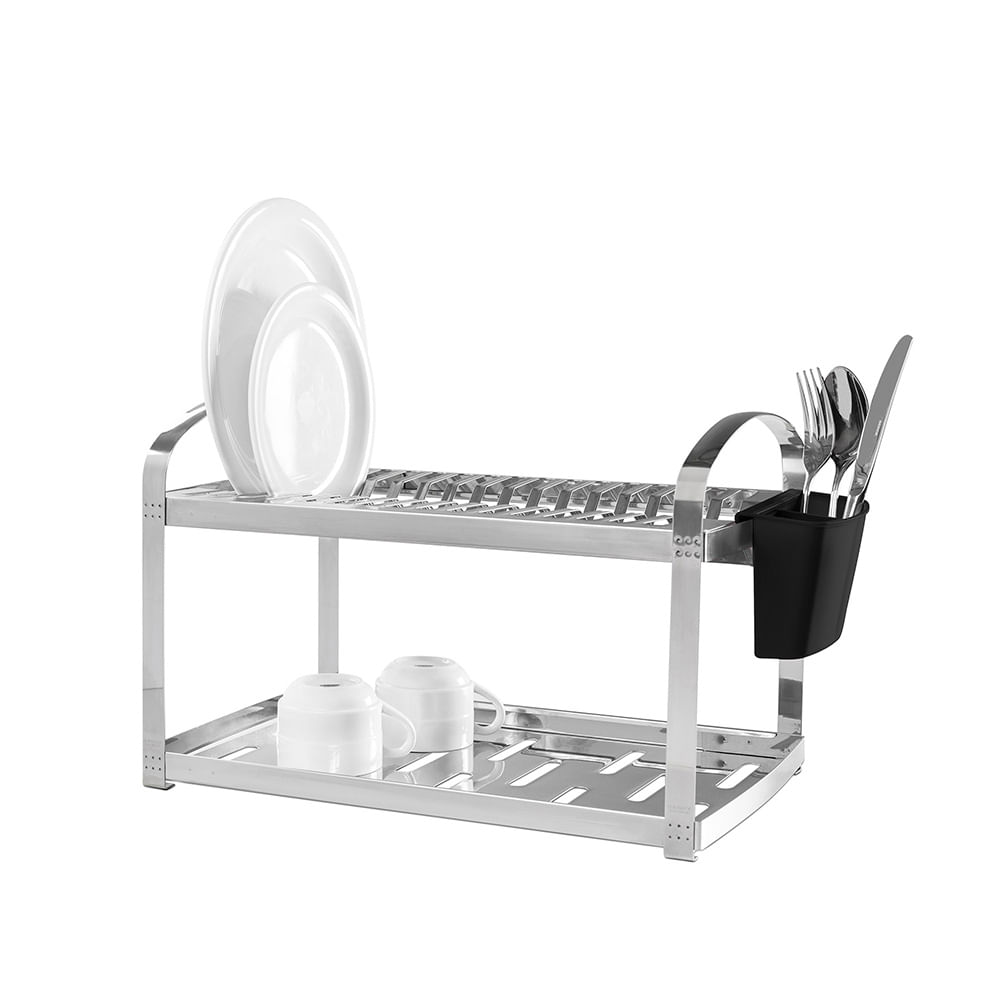 Escorredor 16 Pratos Inox Brinox - 1