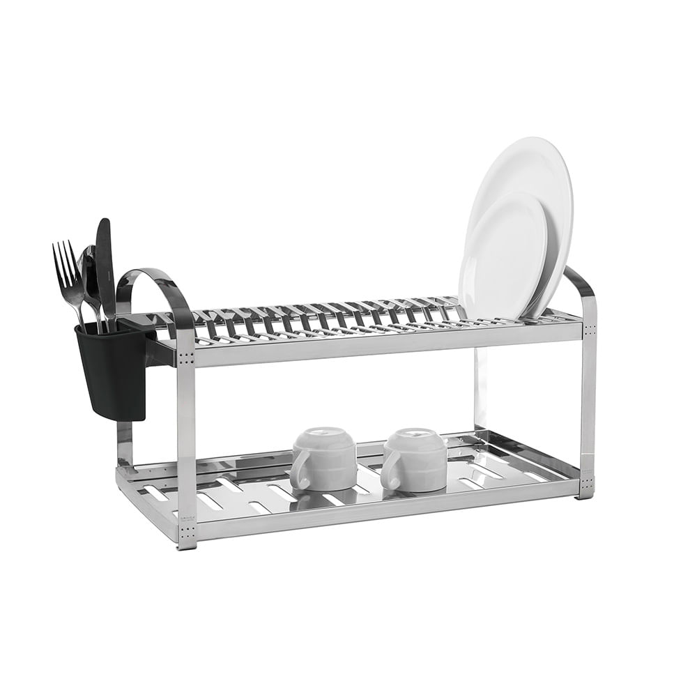 Escorredor 20 Pratos Inox Brinox - 1