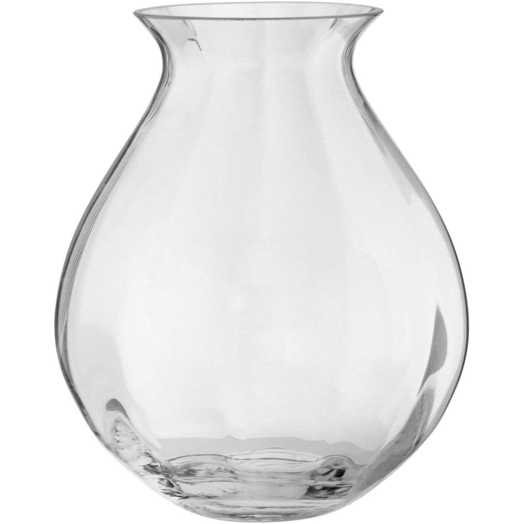 Vaso 18X15X15 cm Vidro Transparente Lacus