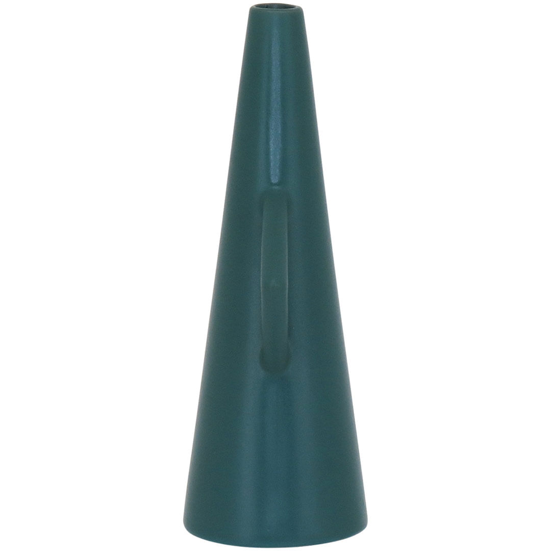 Vaso 25X10X9 cm Cerâmica Verde Shape - 1