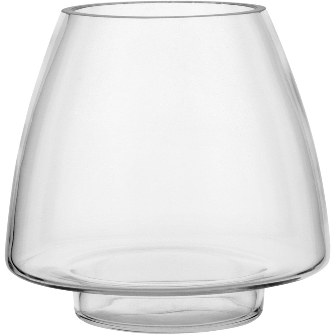 Vaso 18X18X18 cm Vidro Transparente Jersey