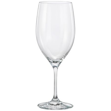 Taça Vinho 22X8X8 cm 450ml Cristal Transparente 6 Peças Bohemia
