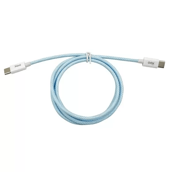 Cabo Type C Candy (Typec/Typec) Ce206 Azul  Oex Enjoy - 1