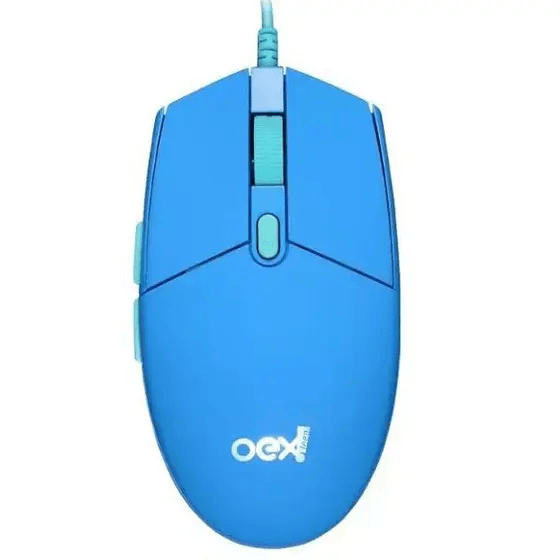 Combo Vibes (Mouse+Mousepad) Oex Kids / Teen Mc200 Azul - 1