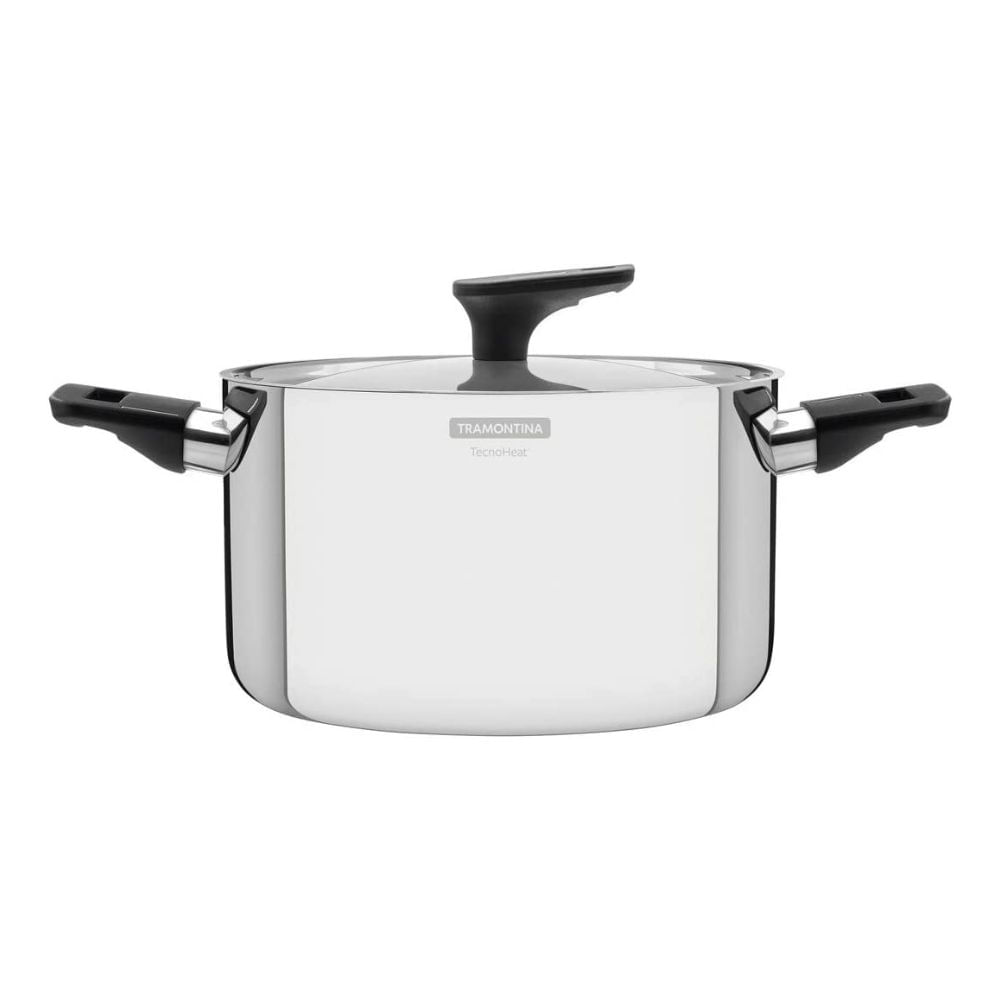 Caçarola Tramontina Grano Funda Inox com Tampa 20cm 3,5L - 3