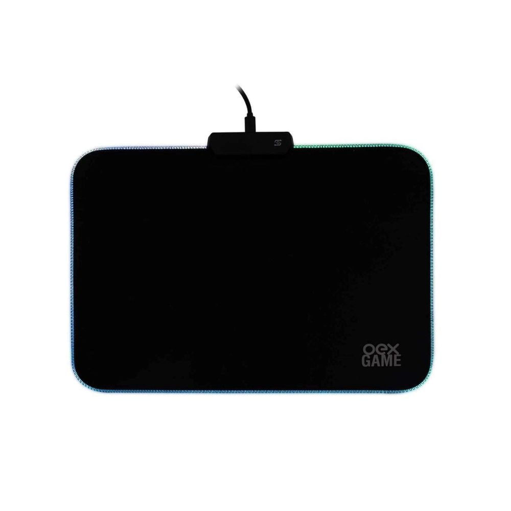 Mousepad Gamer Com Led - Glow Mp310 Speed - Pequeno Preto - 1
