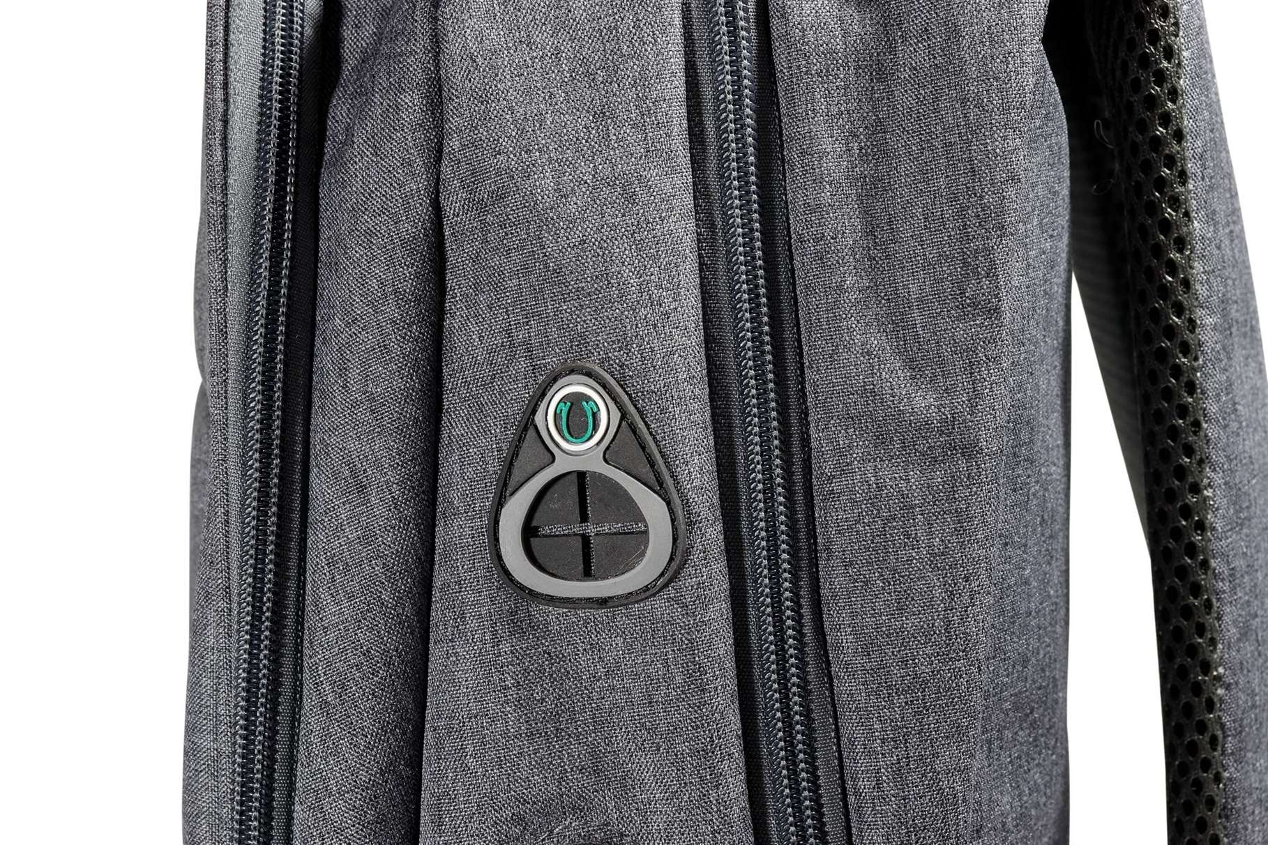 Mochila Para Notebook Com Cadeado 15.6 Safety Cinza OEX - 10