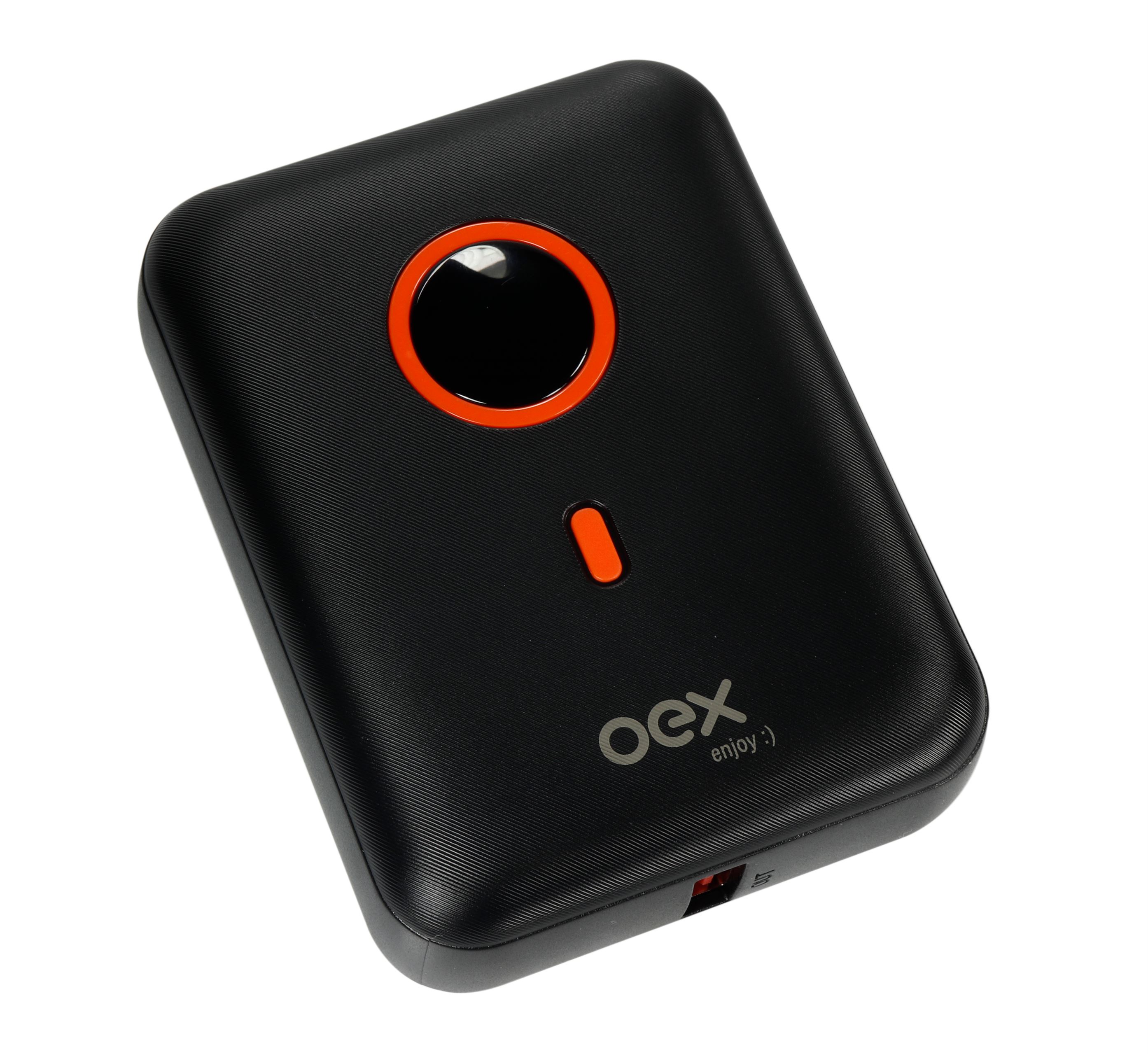Carregador Portátil Power Bank Style 10.000Mah Preto OEX - 1