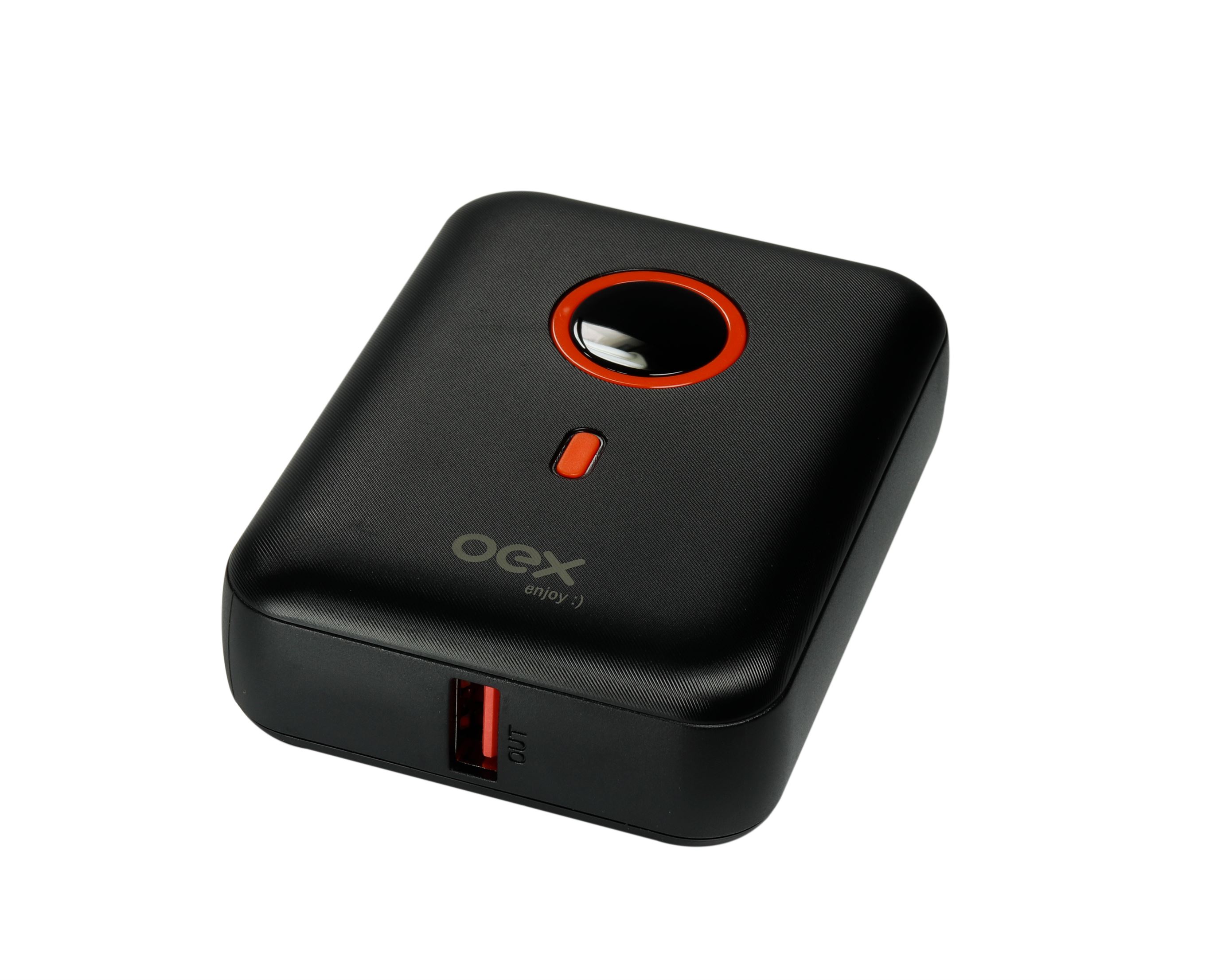 Carregador Portátil Power Bank Style 10.000Mah Preto OEX - 2
