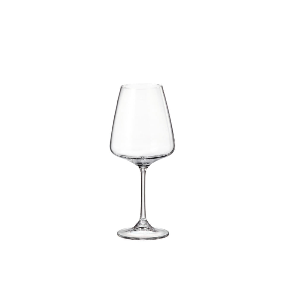 Taça de Cristal para Vinho Corvus 450 ml 6 Peças Bohemia