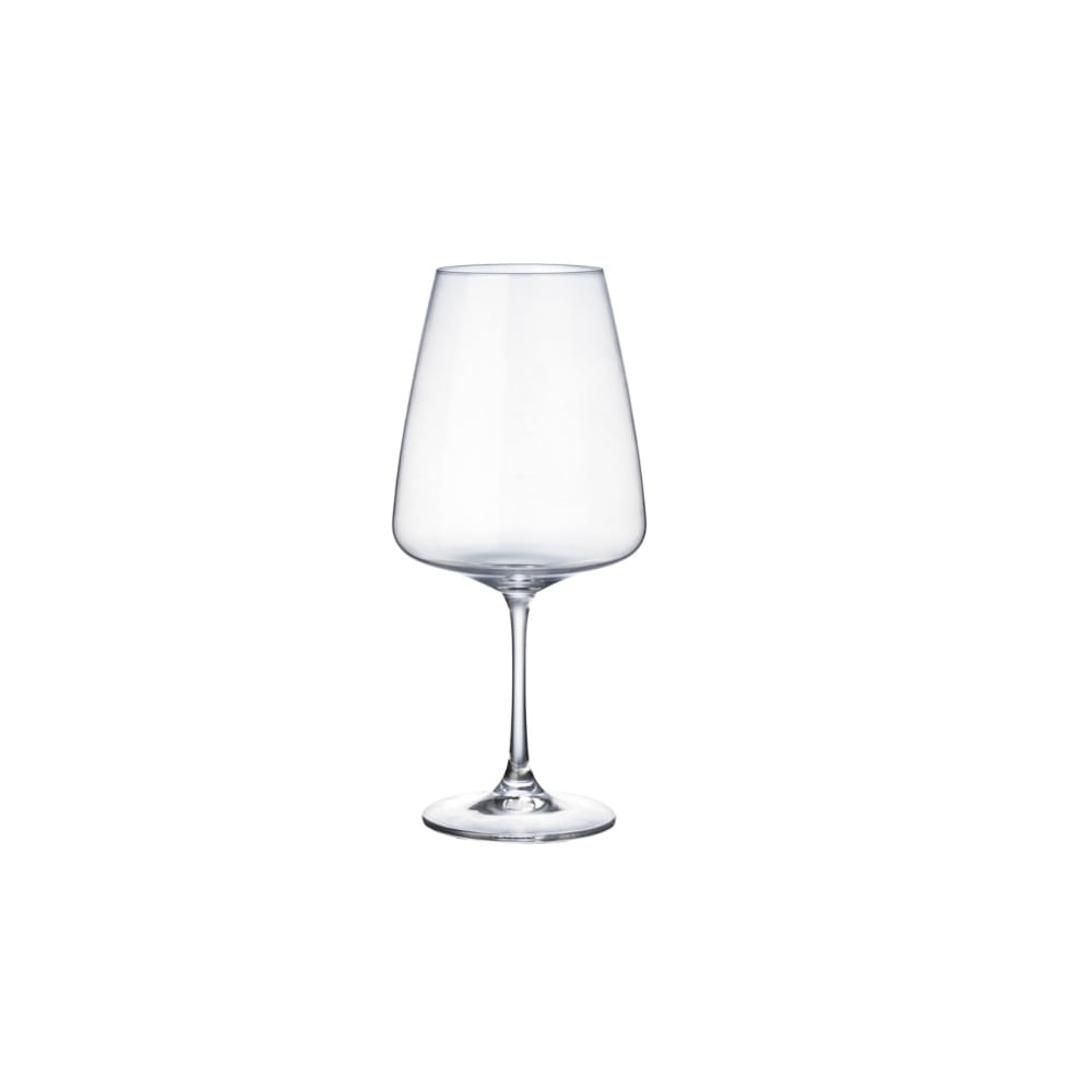 Taça de Cristal para Vinho Corvus 750 ml 6 Peças Bohemia