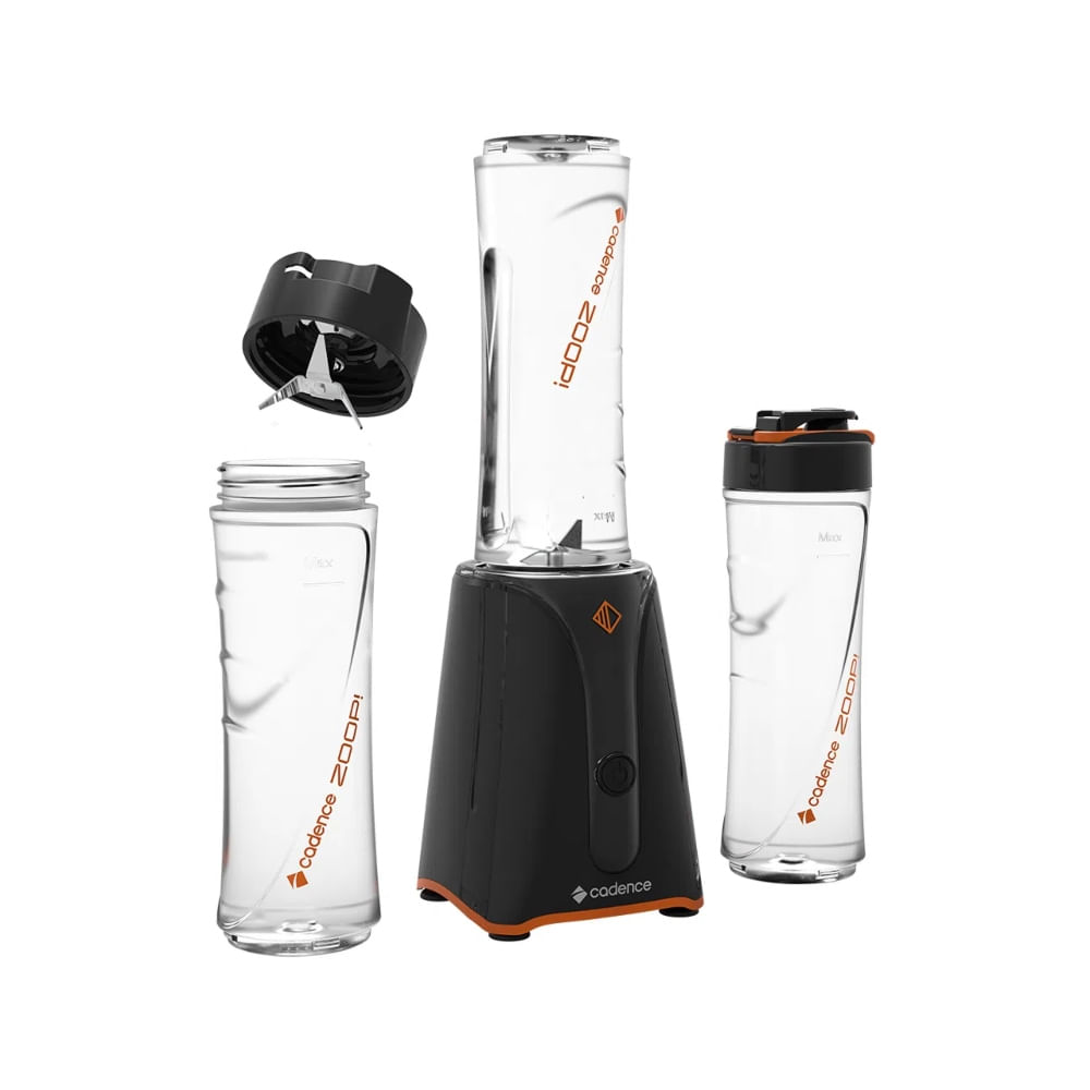 Blender Zoop Contrast 2 Jarras Preto 220V Cadence - 1