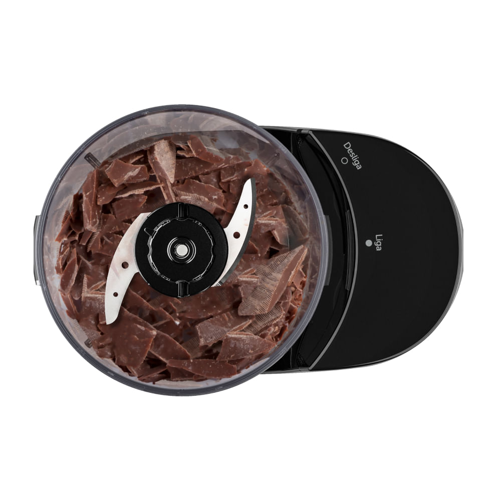 Miniprocessador Easy Cut Preto 127V Cadence - 2