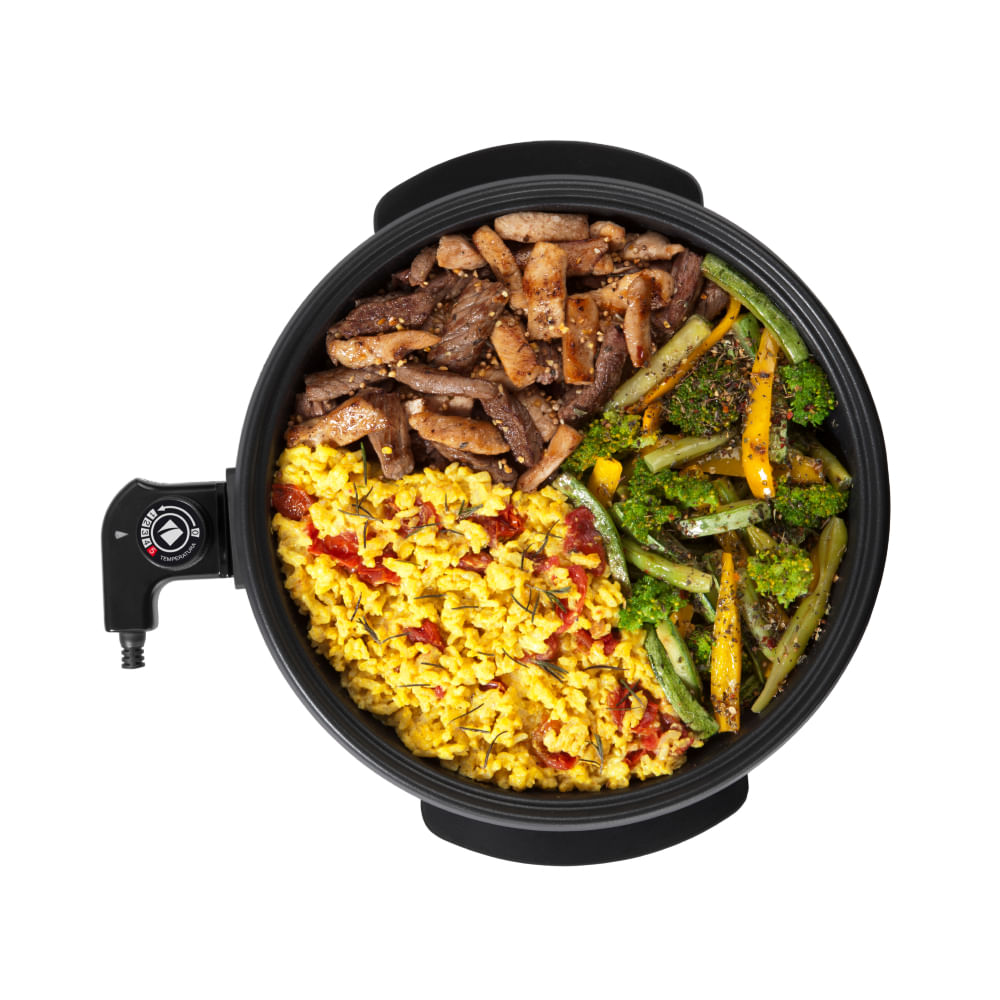 Panela Elétrica Multifuncional Rouge 127V Cadence - 2