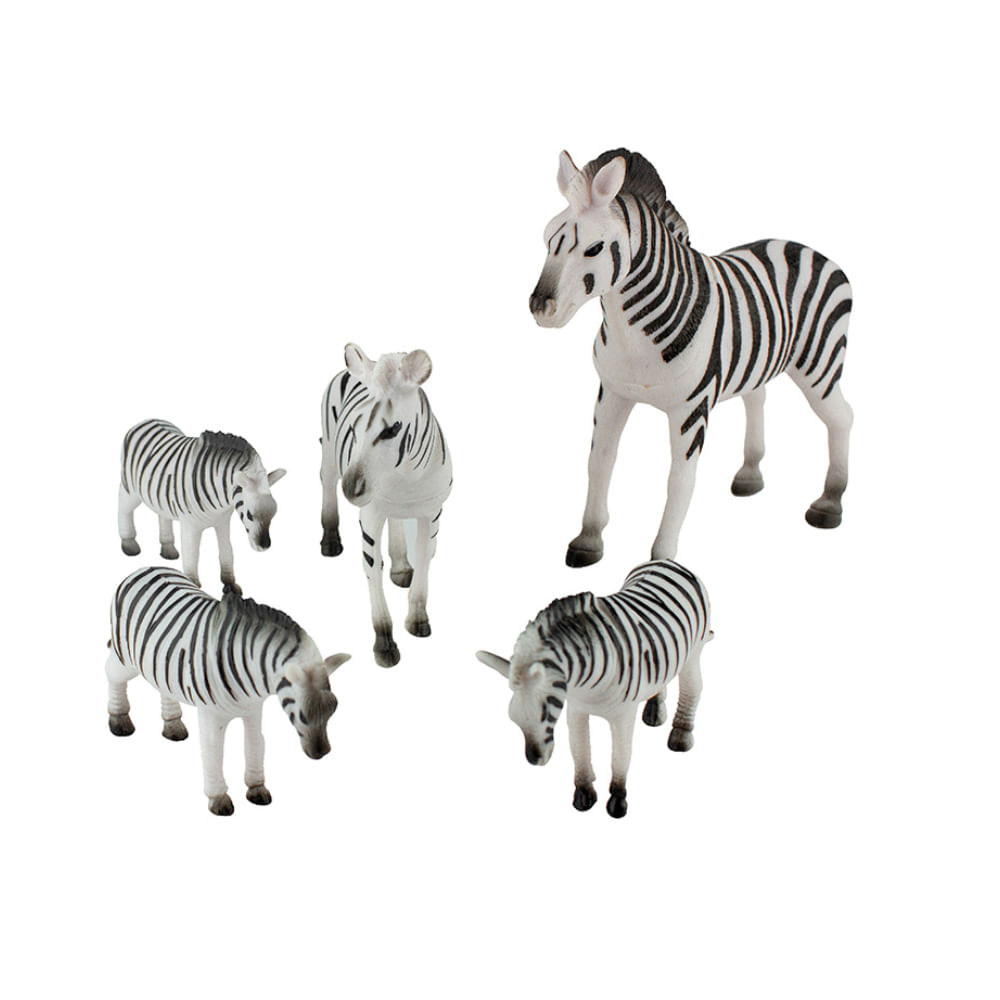 Kit Animais Selva 5 Peças - 1