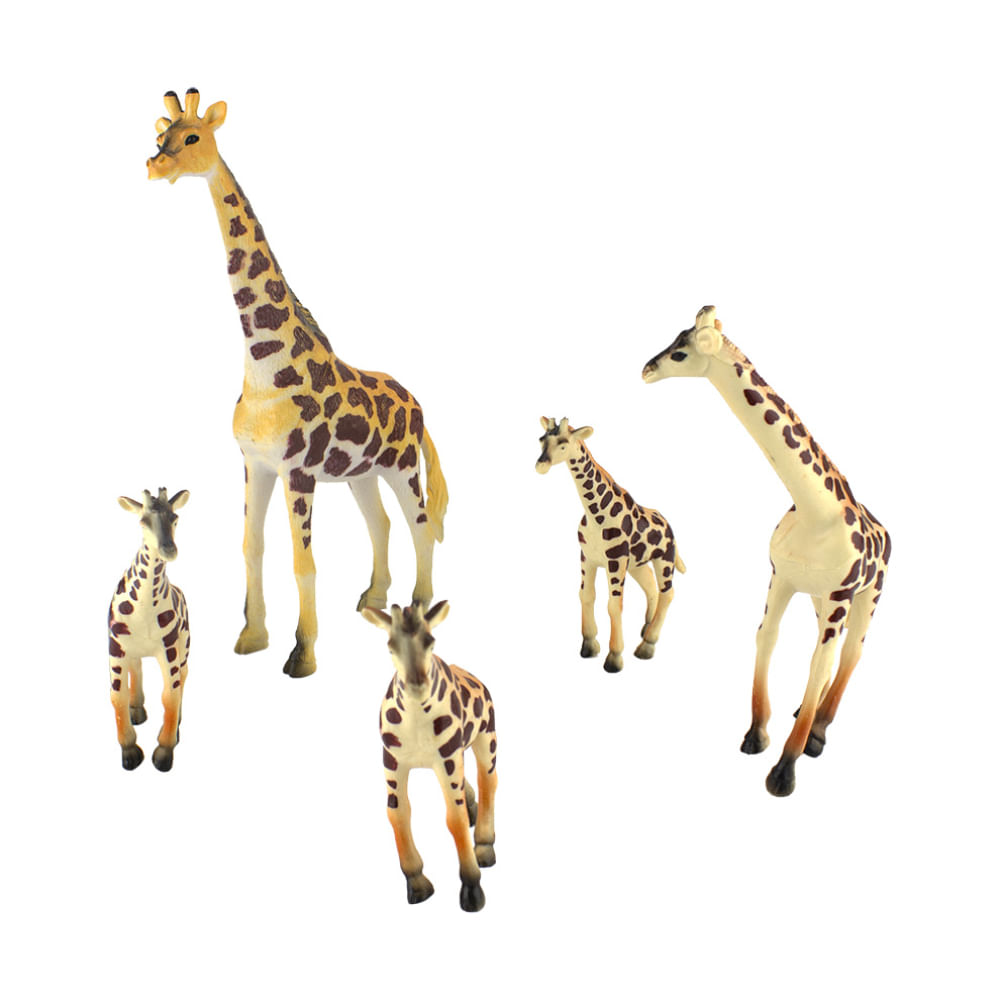 Kit Animais Selva 5 Peças - 2