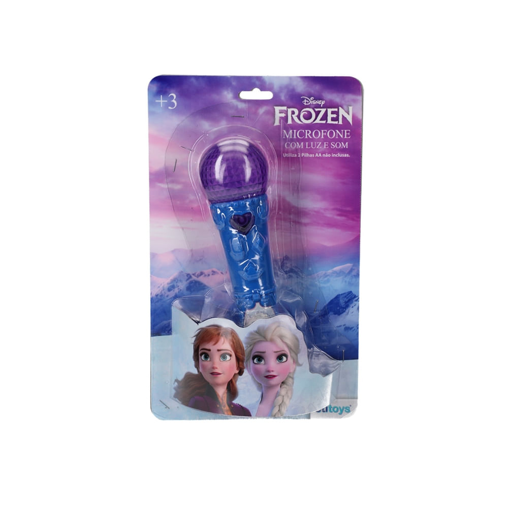 Microfone Luz Som Frozen - 1