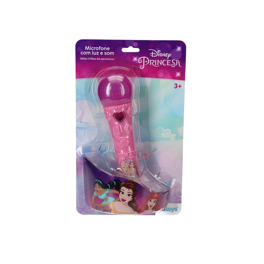 Microfone Luz Som Princesas - 1
